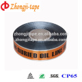 Línea de aceite subterránea detectable de alta calidad que marca la cinta